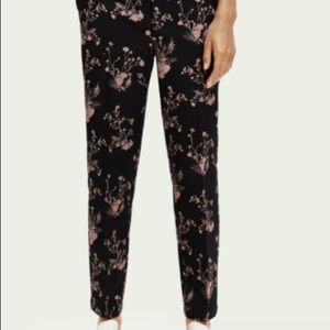 Scotch & Soda| Rose jacquard tailored pant| Fall wear, work to cocktails